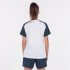 T-shirt Football Joma Femme by Academy IV Manches courtes Marine Blanc