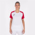 T-shirt Football Joma Femme from Academy IV Short Sleeve White Red