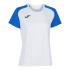 T-shirt Football Joma Femme by Academy IV Short Sleeve Royal White