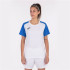 T-shirt Football Joma Femme by Academy IV Short Sleeve Royal White