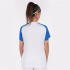 T-shirt Football Joma Femme by Academy IV Short Sleeve Royal White