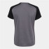 T-shirt Football Joma Femme by Academy IV Manches courtes Gris Mélange Noir