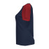T-shirt Football Joma Femme by Academy IV Short Sleeve Navy Red
