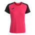 T-shirt Football Joma Femme by Academy IV Manches courtes Fuchsia Noir