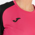 T-shirt Football Joma Femme by Academy IV Manches courtes Fuchsia Noir