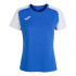 T-shirt Football Joma Femme by Academy IV Short Sleeve Royal White