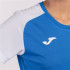 T-shirt Football Joma Femme by Academy IV Short Sleeve Royal White