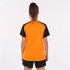 T-shirt Football Joma Femme from Academy IV Short Sleeve Orange Black