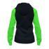 Veste Joma Femme Academy IV Hooded Noir Vert Fluor