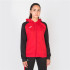 Veste Joma Femme Academy IV Hooded Rouge Noir