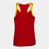 T-shirt Running Joma Femme record II Braces Rouge Jaune