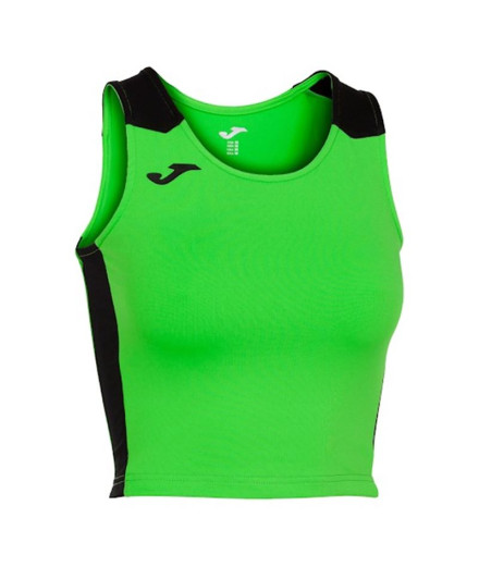 Haut Running Joma Femme de Record II Vert Fluor Noir