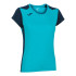 T-shirt Running Joma Femme by Record II Short Sleeve Turquoise Fluorine Marine