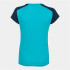 T-shirt Running Joma Femme by Record II Short Sleeve Turquoise Fluorine Marine