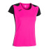 T-shirt Running Joma Femme by Record II Short Sleeve Fluor Pink Black