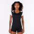 T-shirt Running Joma Femme de Record II Short Sleeve Black White