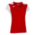 T-shirt Running Joma Femme de Record II Short Sleeve Red White