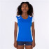 T-shirt Running Joma Femme by Record II Short Sleeve Royal White