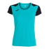 T-shirt Running Joma Femme by Record II Short Sleeve Turquoise Black