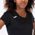 T-shirt Running Joma FemmeFille de Record II Short Sleeve / Black