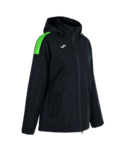 Joma Femme Anorak Trivor noir vert fluo
