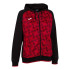 Veste Joma FemmeFille Supernova III Hooded / Noir Rouge
