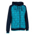 Veste Joma FemmeFille Supernova III Hooded / Navy Turquoise Fluorescent Turquoise