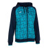 Veste Joma FemmeFille Supernova III Hooded / Navy Turquoise Fluorescent Turquoise