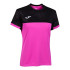 T-shirt Joma Femme Montreal Short Sleeve Fluor Pink Black