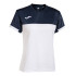 T-shirt Joma Femme Montreal Short Sleeve Navy White