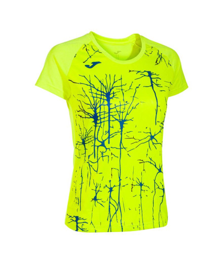 T-shirt Joma Femme Short Sleeve Elite IX Fluorescent Yellow