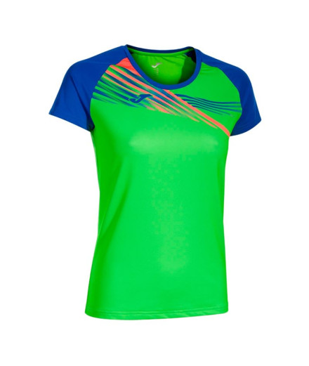T-shirt Running Joma by Short Sleeve Elite X Green Fluor...