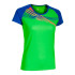 T-shirt Running Joma by Short Sleeve Elite X Green Fluor Royal Fille