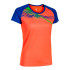 T-shirt Running Joma by Elite X Coral Fluor Royal Short Sleeve Fille
