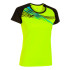 T-shirt Running Joma de Short Sleeve Elite X Yellow Fluor Black Fille
