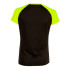 T-shirt Running Joma from Short Sleeve Elite X Black Fluor Yellow Fille