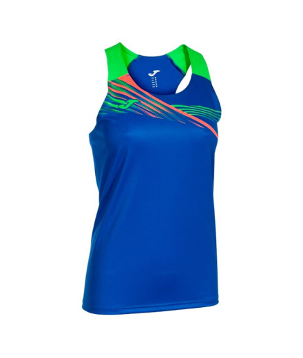 T-shirt Running Joma par Elite X Royal Green Fluorine...
