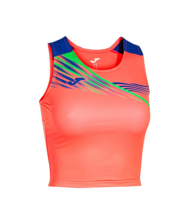 Haut Running Joma par Elite X Coral Fluor Royal...
