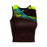 Haut Running Joma de Elite X Noir Jaune Fluor Noir Fille