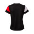 T-shirt Football Joma de Short Sleeve Crew V Black Red White Fille