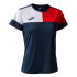 T-shirt Football Joma of Short Sleeve Crew V Navy Red White Fille
