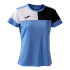 T-shirt Football Joma de Short Sleeve Crew V Blue Black White Fille