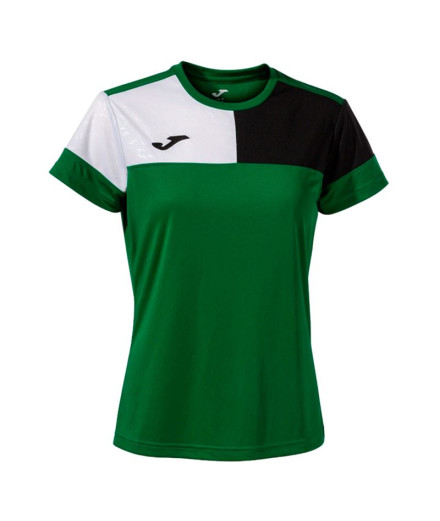 T-shirt Football Joma de Short Sleeve Crew V Green Black...