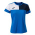T-shirt Football Joma of Short Sleeve Crew V Royal Navy White Fille