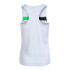 T-shirt Pádel Joma Court de Sans manches Blanc Fluor Vert Noir Fille