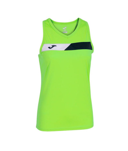 T-shirt Pádel Joma Court de Sans manches Lime Black White...