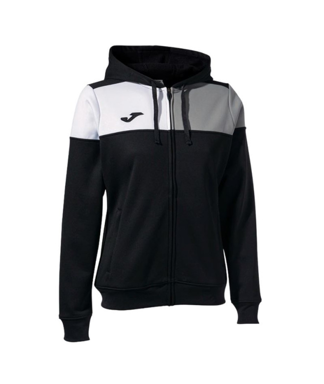 Veste Football Joma de Hooded Crew V Noir Gris...