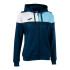 Veste Football Joma hooded Crew V Navy Celestial White Fille