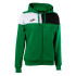Veste Football Joma by Hooded Crew Vverde Noir Noir Blanc