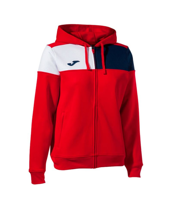 Veste Football Joma de Hooded Crew Rouge Marine...